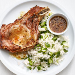 Vietnamese Pork Chops with Ginger Rice