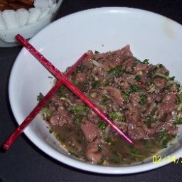 Vietnamese Rare Beef with Lime
