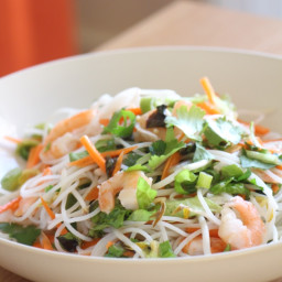 Vietnamese Rice Noodle Salad 越南凉拌米粉 (Oil-Free, Refined Sugar Free)