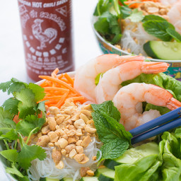Vietnamese Shrimp Noodle Bowl