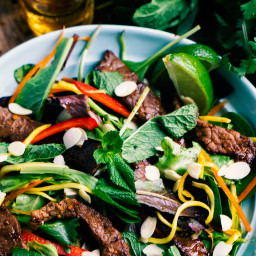 Vietnamese-Style Beef And Mango Salad Recipe