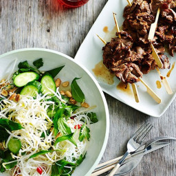 Vietnamese-style beef and vermicelli salad
