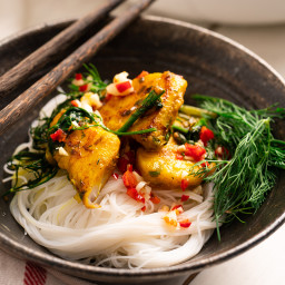 Vietnamese Turmeric & Dill Fish ‘Cha Ca’