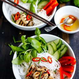 Vietnamese Vermicelli Noodle Bowl