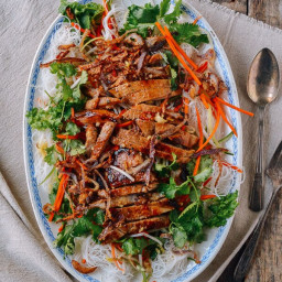 Vietnamese Noodle Salad with Seared Pork Chops