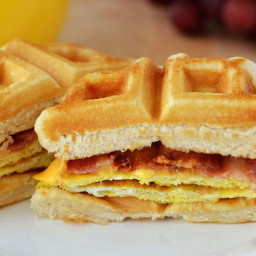 Waffle Breakfast Sandwiches
