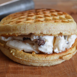 Waffle Ice Cream Sandwich