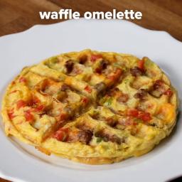 Waffle Omelette Recipe by Tasty