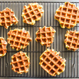 Waffled Mashed Potatoes With Bacon, Scallion, and Cheddar Recipe
