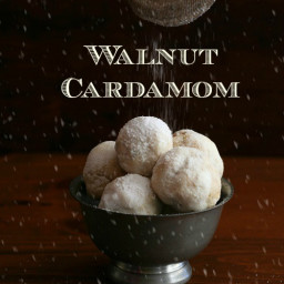 Walnut Cardamom Snowballs