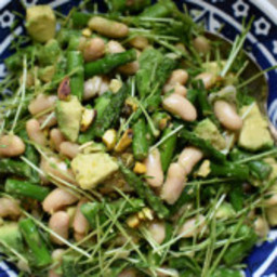 Warm Asparagus and White Bean Salad