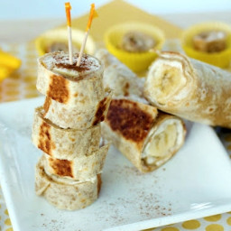 Warm Banana Roll-Ups