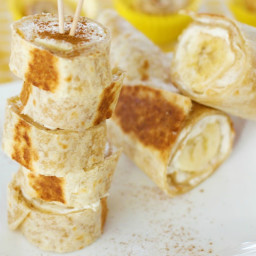 Warm Banana Roll-Ups Recipe
