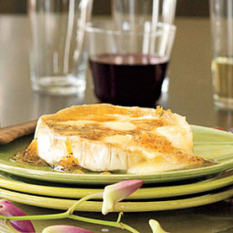 Warm Brie With Ginger-Citrus Glaze