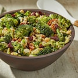 Warm Broccoli, Chickpea and Rice Salad