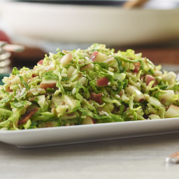 Warm Brussels Sprout & Bulgur Salad Meal Idea