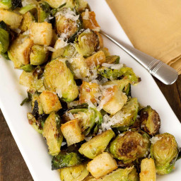 Warm Brussels Sprouts Caesar