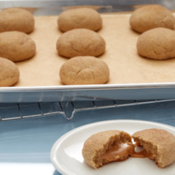 Warm Caramel-Centred Lava Cookies