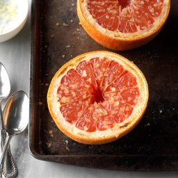 Warm Grapefruit with Ginger-Sugar