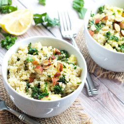 Warm Quinoa Salad With Apple and Kale