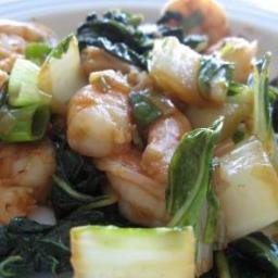 Warm Shrimp Salad with Bok Choy