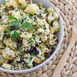 Warm Cauliflower & Israeli Couscous Salad