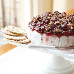 Warmed Cranberry Brie