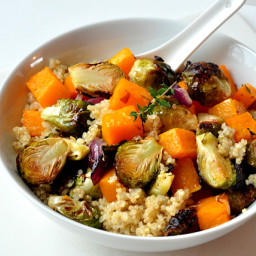 Warm Quinoa and Roasted Vegetable Salad