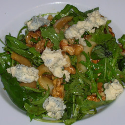 Watercress, pecan and blue cheese salad
