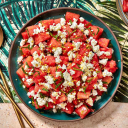 Watermelon, Feta, and Mint Salad Recipe