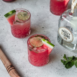 Watermelon Gin Fizz with Mint • Sunday Table