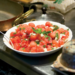Watermelon Salad with Feta and Mint