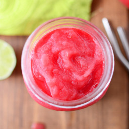 Watermelon Strawberry Lime Slushie