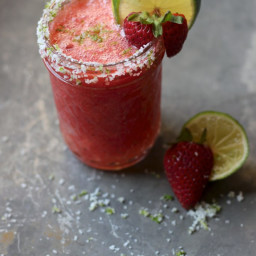 Watermelon-Strawberry Margaritas