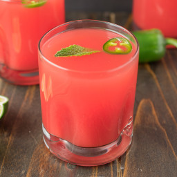 Watermelon jalapeño agua fresca