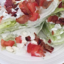 Wedge Salad with Elegant Blue Cheese Dressing Recipe