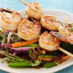Weight Watchers Asian Sesame Salad with Blackened Shrimp Recipe