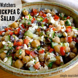 Weight Watchers Chickpea and Feta Salad Recipe