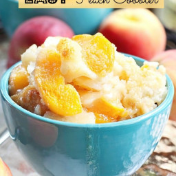 Weight Watchers Easy Peach Cobbler Recipe! Only 3 Ingredients!!