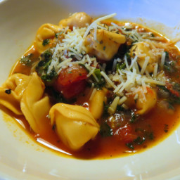 Weight Watchers Italina Spinach and Tortellini Soup