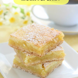 Weight Watchers Lemon Bars Recipe! Only 3 Points Per Serving!
