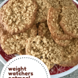Weight Watchers Oatmeal Raisin cookies