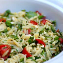 Weight Watchers Orzo Salad with Vegetables