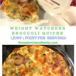 Weight Watchers Quiche with Broccoli