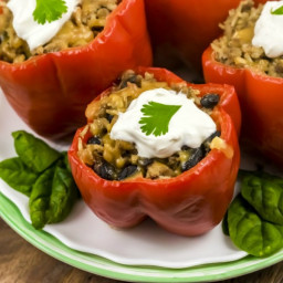 Weight Watchers Slow Cooker Stuffed Peppers