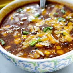 Weight Watchers Slow Cooker Taco Soup