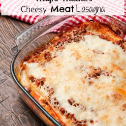 Weight Watchers Cheesy Meat Lasagna (8 pts.)