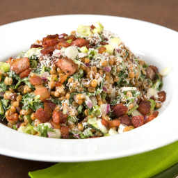 Wheatberry and Watercress Salad With Bacon Vinaigrette Recipe