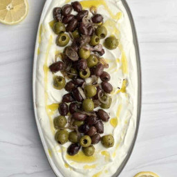 Whipped Feta and Roasted Olives {With Video!}
