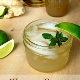 Whiskey Ginger with Lime